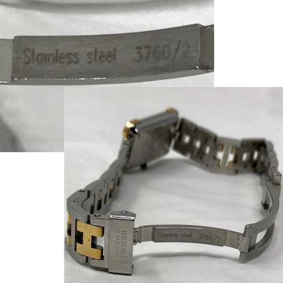 **SOLD** Hermès Croisière CR1.220 Watch w/Gold - Picture 9 of 16